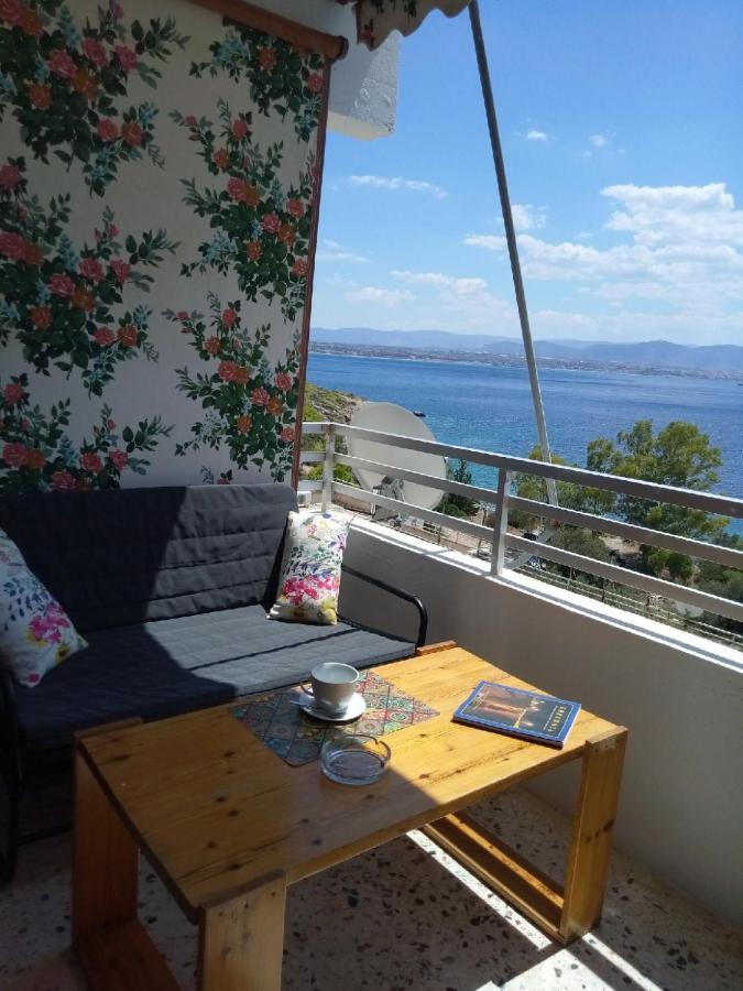 Atlas Apartment With Private Beach And Seaview Loutráki Dış mekan fotoğraf